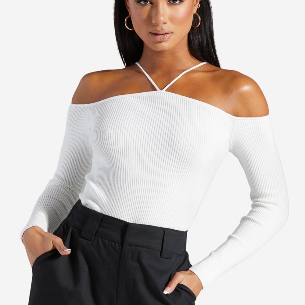 Cutout sweater top
